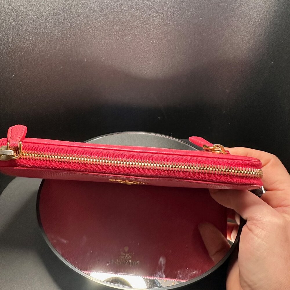 Prada Saffiano Lux Leather Continental Wallet - EUC - Picture 7 of 10
